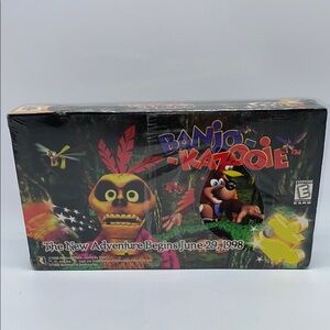 Banjo-Kazooie Promo N64 VHS Preview Tape 1998 Nintendo Rare Vintage